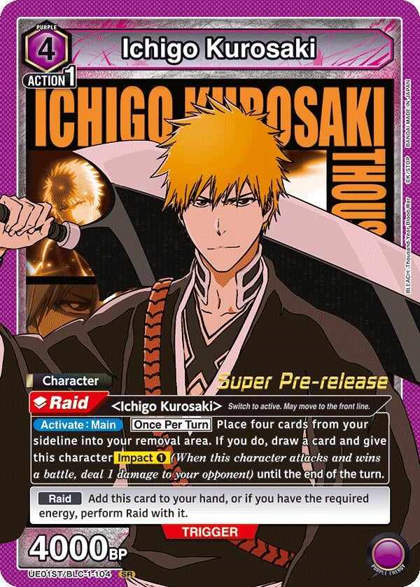 Image for Ichigo Kurosaki (104) (UE01ST/BLC-1-104) - Union Arena