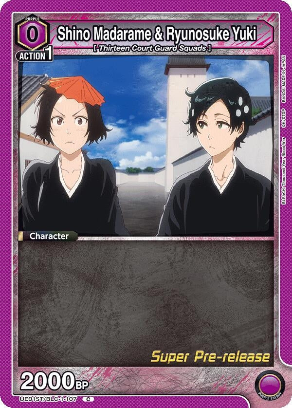 Image for Shino Madarame & Ryunosuke Yuki (UE01ST/BLC-1-107) - Union Arena