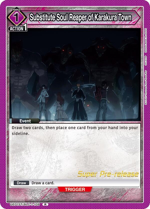 Image for Substitute Soul Reaper of Karakura Town (UE01ST/BLC-1-109) - Union Arena