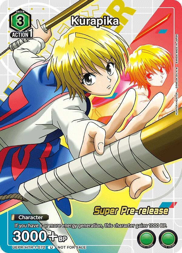 Image for Kurapika (Super Pre-Release Event Participation) (UE02ST/HTR-1-072) - Union Arena