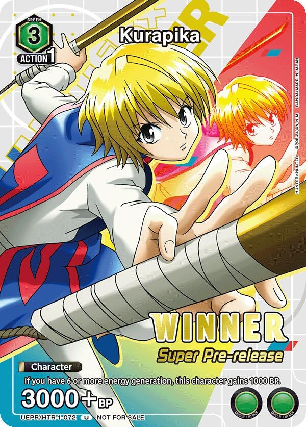 Image for Kurapika (Super Pre-Release Winner) (UE02ST/HTR-1-072) - Union Arena