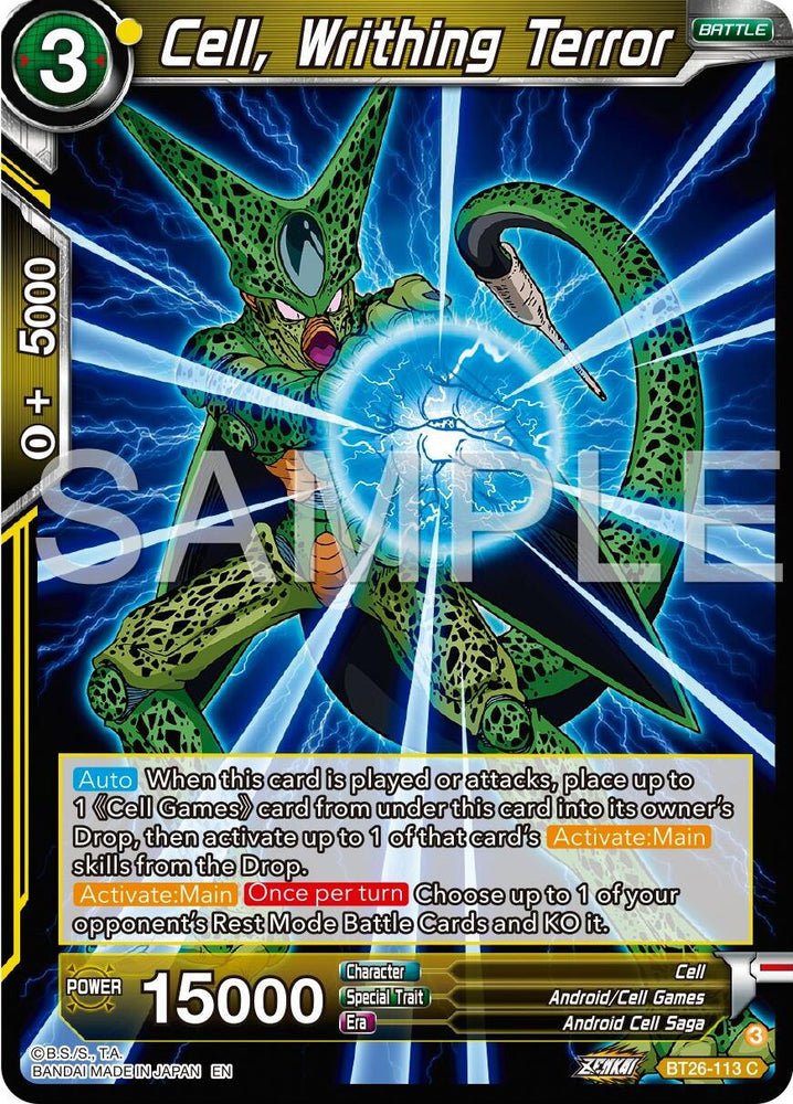 Cell, Writhing Terror (BT26-113) [Ultimate Advent]