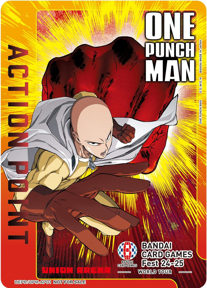 Image for Action Point Card (One Punch Man) (BANDAI Card Games Fest 24-25 World Tour) (UEPR) (UEPR/OPM-AP01) - Union Arena