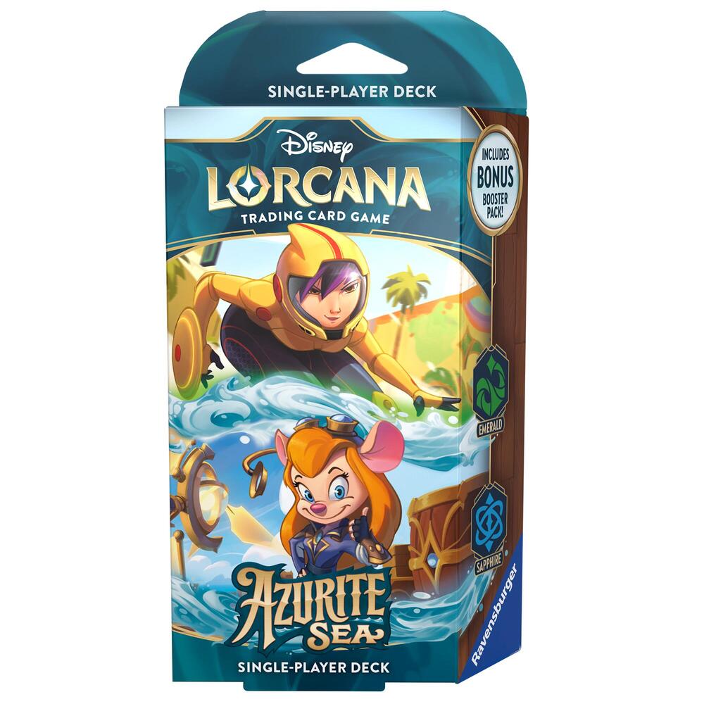 Lorcana Azurite Sea Emerald and Sapphire Starter