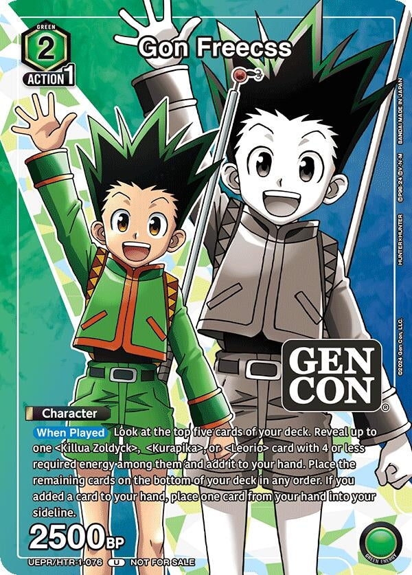 Image for Gon Freecss (Gen Con 2024 Promo) (UEPR) (UEPR/HTR-1-076) - Union Arena