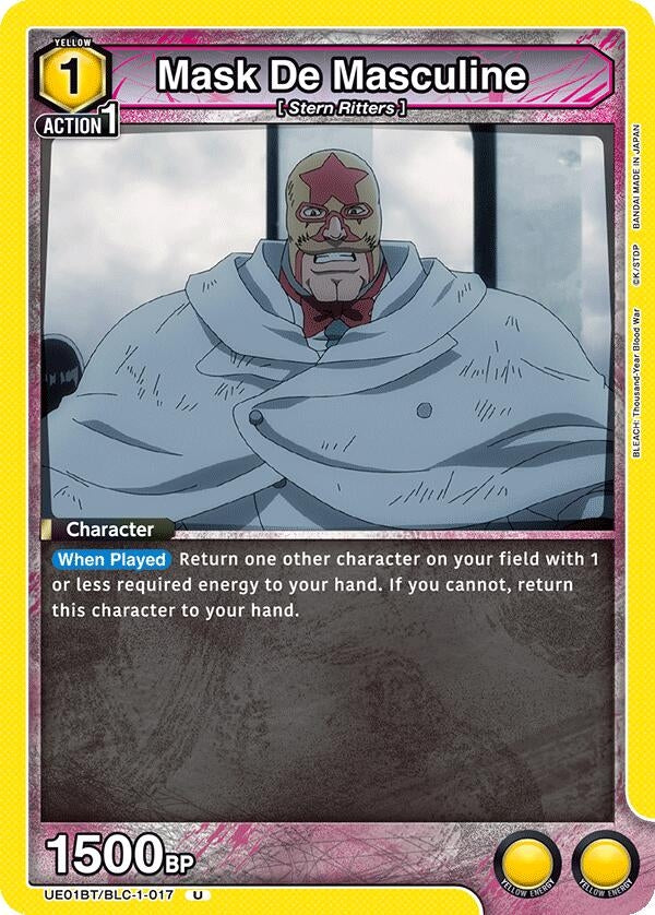 Image for Mask De Masculine (UE01BT/BLC-1-017) - Union Arena