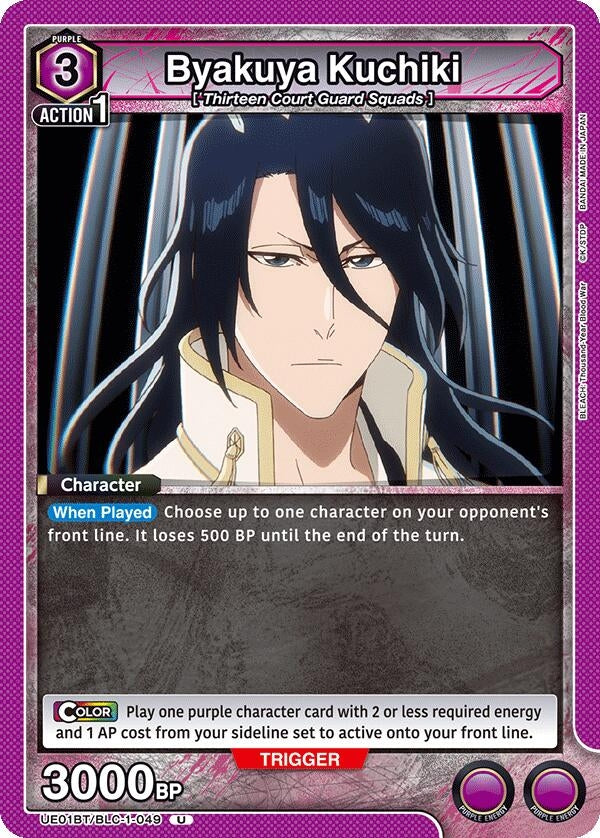 Image for Byakuya Kuchiki (049) (UE01BT/BLC-1-049) - Union Arena