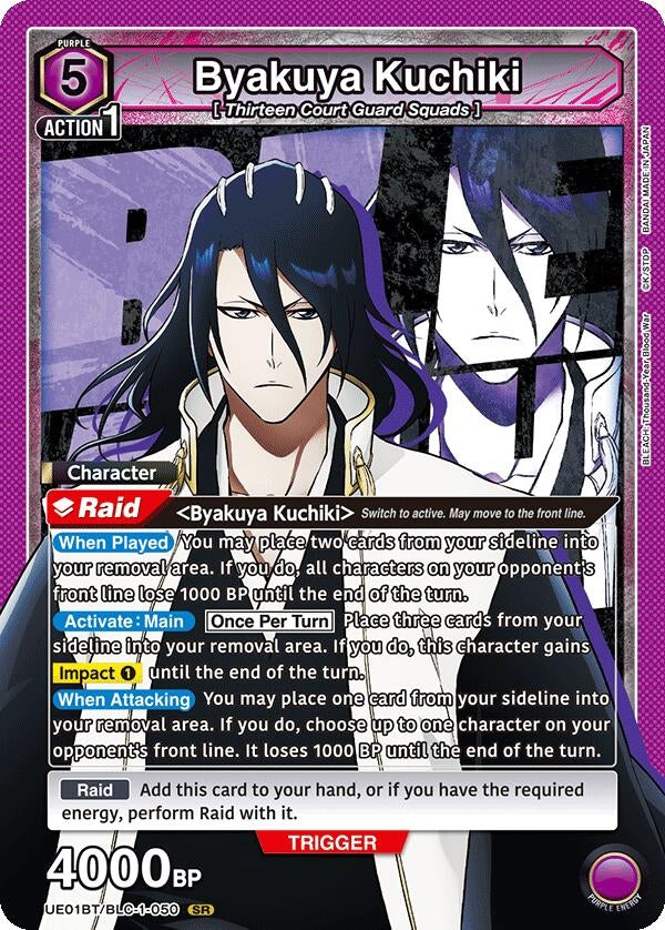 Image for Byakuya Kuchiki (050) (UE01BT/BLC-1-050) - Union Arena