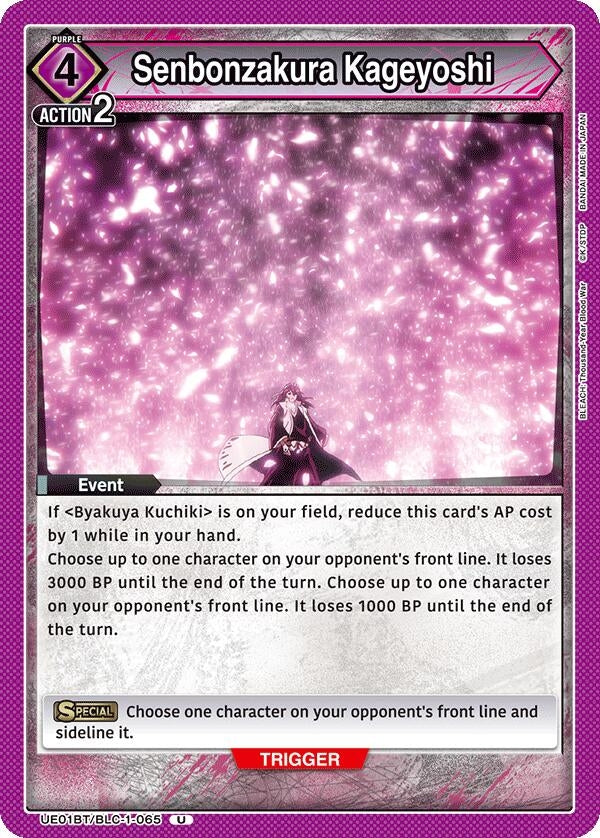 Image for Senbonzakura Kageyoshi (UE01BT/BLC-1-065) - Union Arena