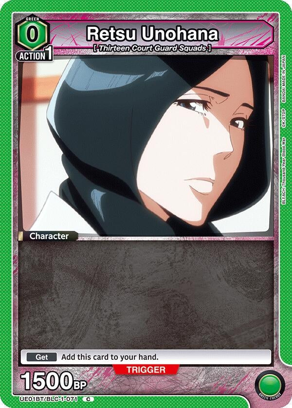 Image for Retsu Unohana (071) (UE01BT/BLC-1-071) - Union Arena