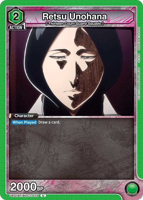 Image for Retsu Unohana (072) (UE01BT/BLC-1-072) - Union Arena