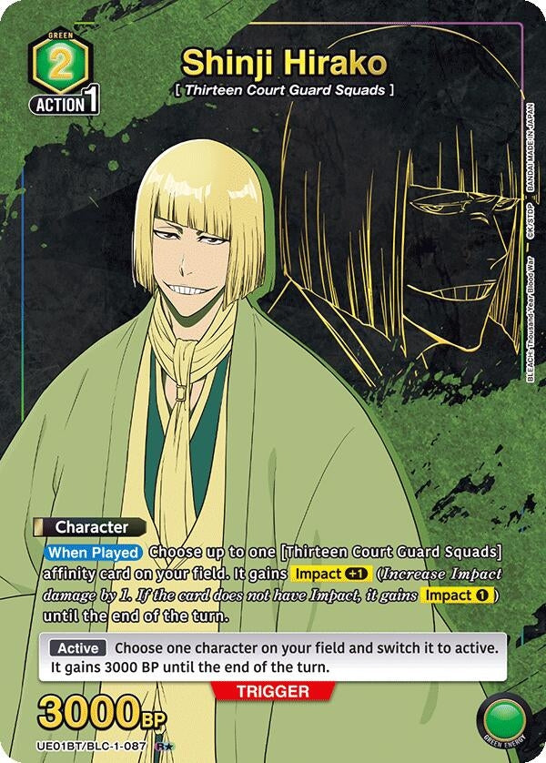 Image for Shinji Hirako (087) (R*) (UE01BT/BLC-1-087) - Union Arena