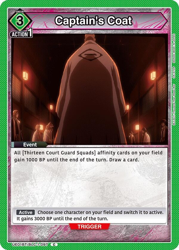 Image for Captain's Coat (UE01BT/BLC-1-097) - Union Arena