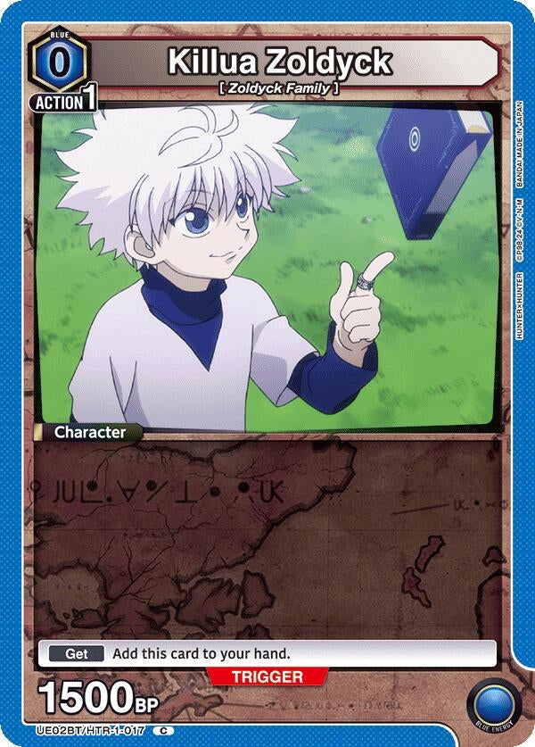 Image for Killua Zoldyck (017) (UE02BT/HTR-1-017) - Union Arena