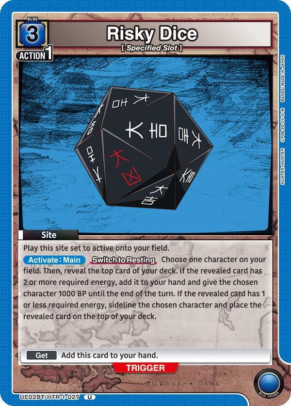Image for Risky Dice (027) (UE02BT/HTR-1-027) - Union Arena