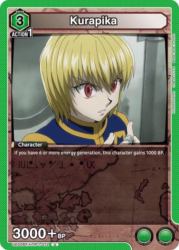 Image for Kurapika (072) (UE02BT/HTR-1-072) - Union Arena