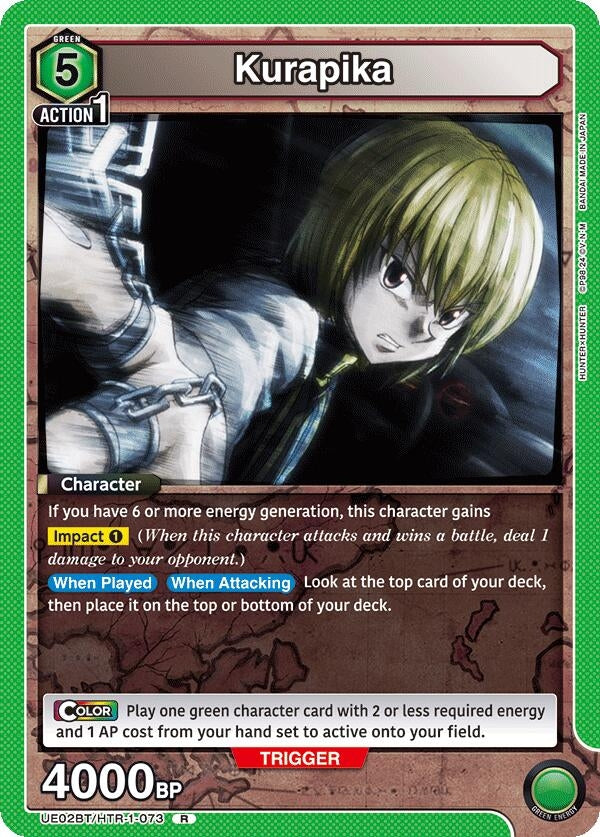 Image for Kurapika (073) (UE02BT/HTR-1-073) - Union Arena