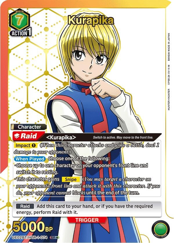 Image for Kurapika (074) (SR*) (UE02BT/HTR-1-074) - Union Arena