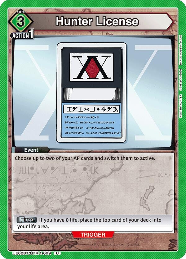 Image for Hunter License (UE02BT/HTR-1-099) - Union Arena