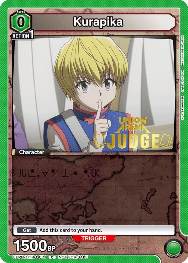 Image for Kurapika (071) (Judge Pack) (UEPR) (UEPR/HTR-1-071) - Union Arena