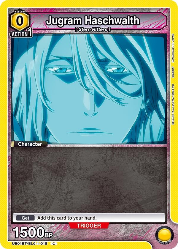 Image for Jugram Haschwalth (018) (Box Topper Foil) (UE01BT/BLC-1-018) - Union Arena