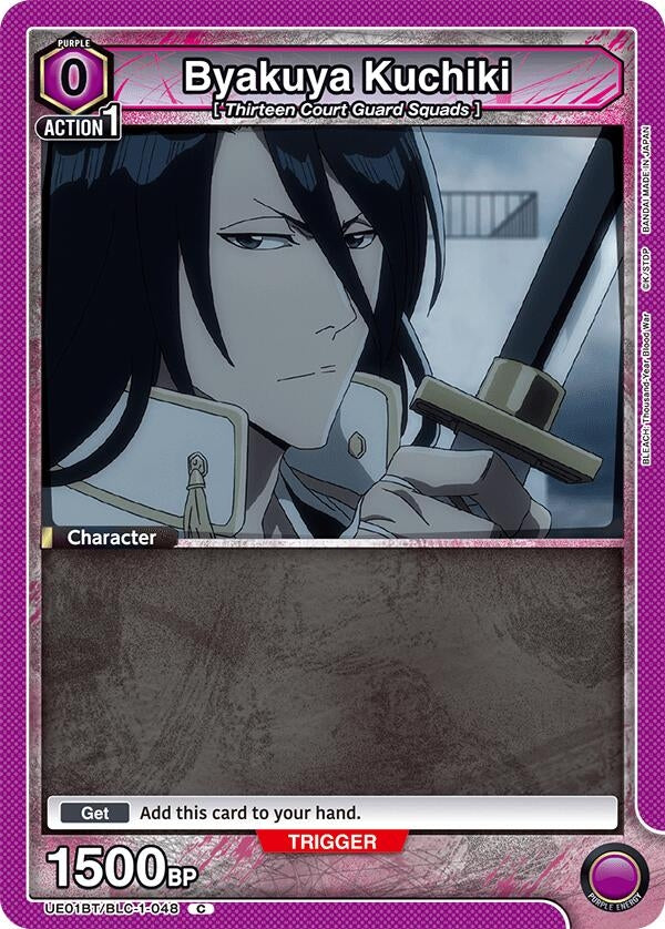 Image for Byakuya Kuchiki (048) (Box Topper Foil) (UE01BT/BLC-1-048) - Union Arena