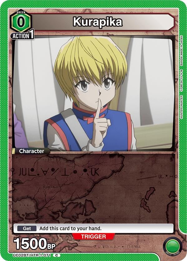Image for Kurapika (071) (Box Topper Foil) (UE02BT/HTR-1-071) - Union Arena