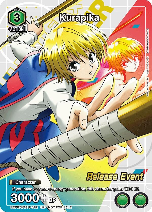 Image for Kurapika (Release Event Participation) (UEPR/HTR-1-072) - Union Arena