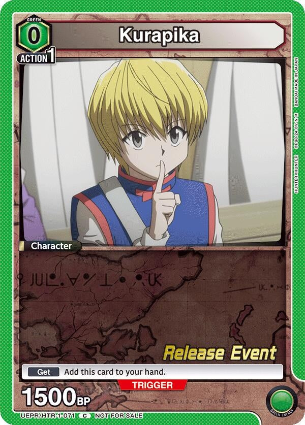 Image for Kurapika (071) (UEPR/HTR-1-071) - Union Arena