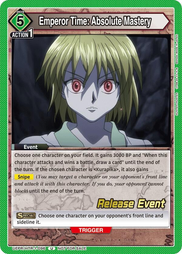 Image for Emperor Time: Absolute Mastery (UEPR/HTR-1-096) - Union Arena