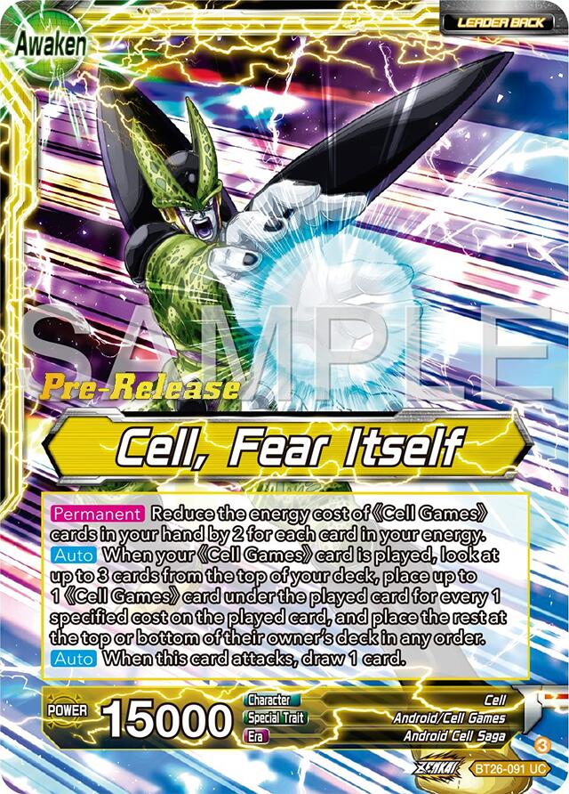 Cell // Cell, Fear Itself (BT26-091) [Ultimate Advent Prerelease Promos]