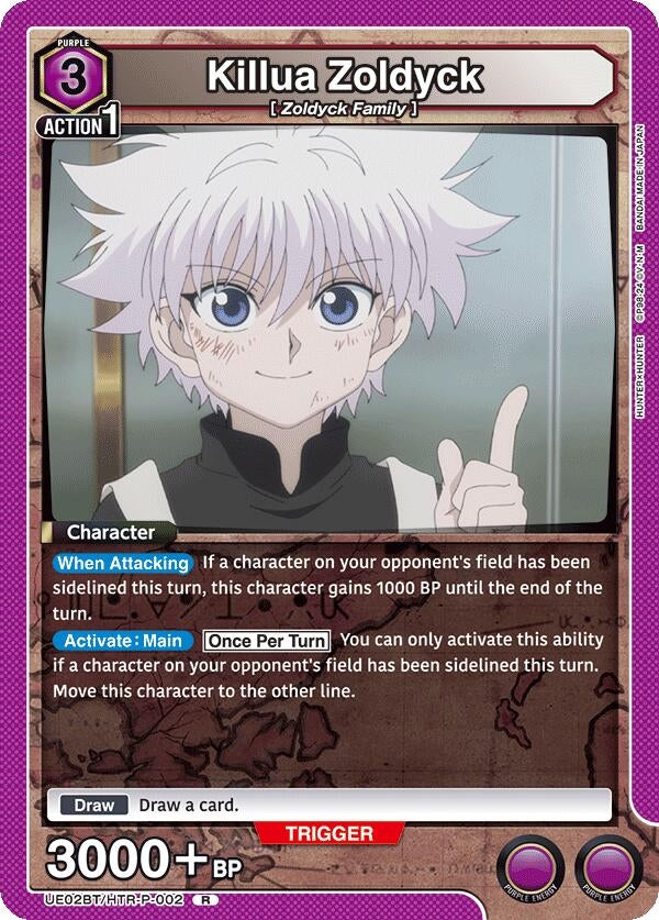 Image for Killua Zoldyck (002) (UE02BT/HTR-P-002) - Union Arena