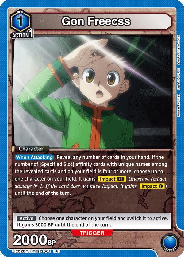 Image for Gon Freecss (001) (UE02BT/HTR-P-001) - Union Arena
