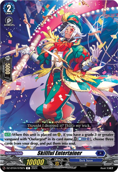 Skillful Entertainer (DZ-BT04/079EN) [Destined Showdown]