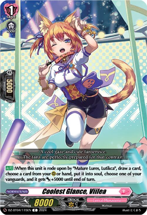 Coolest Glance, Viilea (DZ-BT04/115EN) [Destined Showdown]
