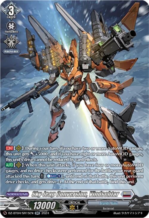 Sky-leap Conversion, Vindschtar (DZ-BT04/SR15EN) [Destined Showdown]