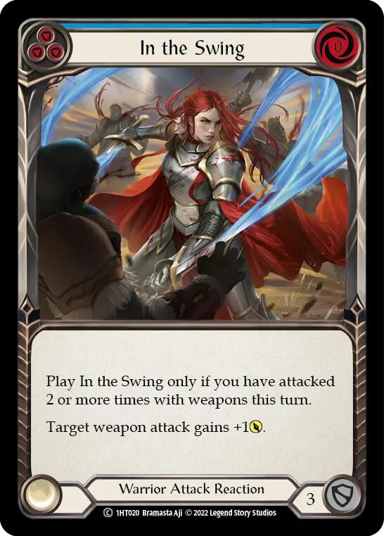 In the Swing (Blue) [1HT020] (History Pack 1 Dorinthea Blitz Deck)