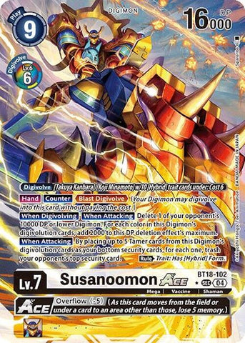 Susanoomon ACE [BT18-102] (Alternate Art) [Release Special Booster Ver.2.0]