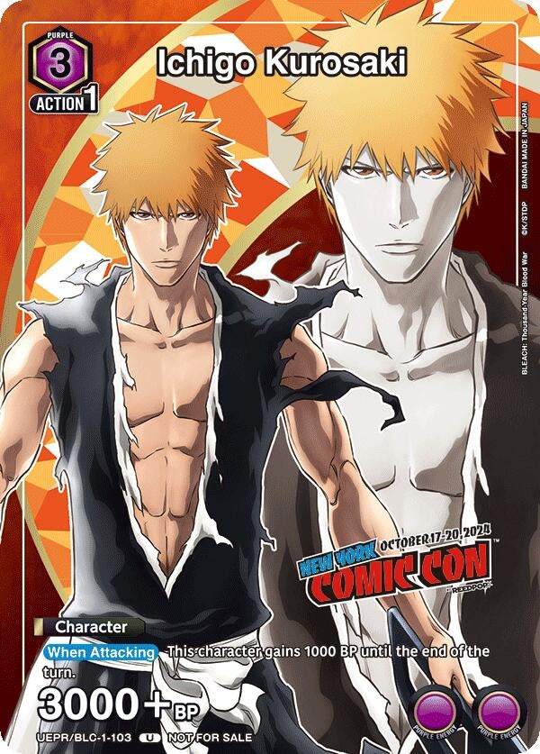 Image for Ichigo Kurosaki (New York Comic Con 2024) (UEPR) (UEPR/BLC-1-103) - Union Arena