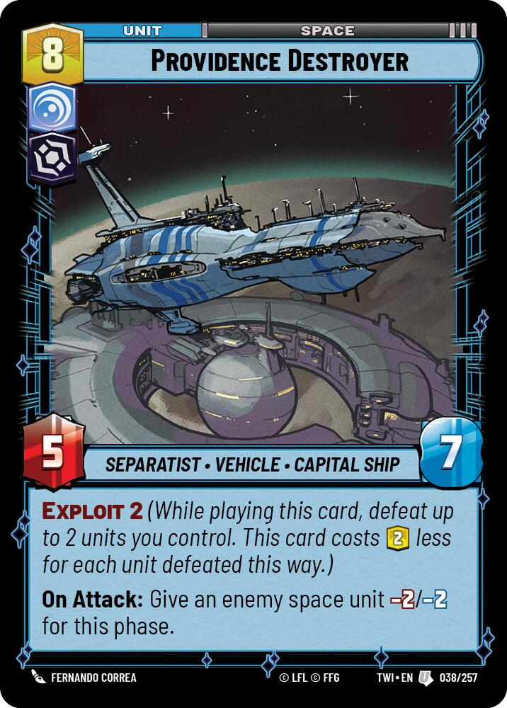 Providence Destroyer (038/257) (038/257) [Twilight of the Republic]