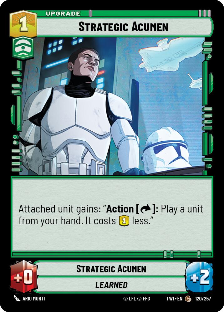 Strategic Acumen (120/257) (120/257) [Twilight of the Republic]