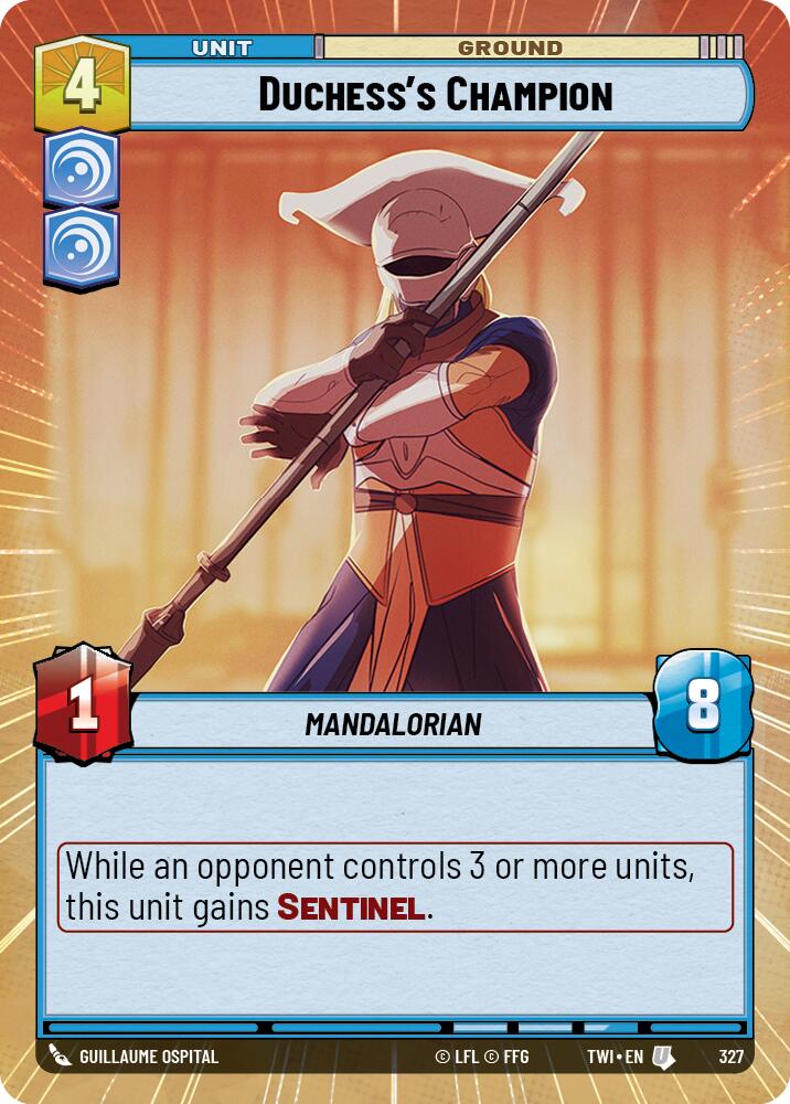 Duchess's Champion (327) (Hyperspace) (327) [Twilight of the Republic]