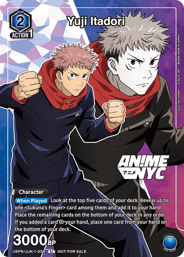 Image for Yuji Itadori (Anime NYC 2024) (UEPR) (UEPR/JJK-1-038) - Union Arena