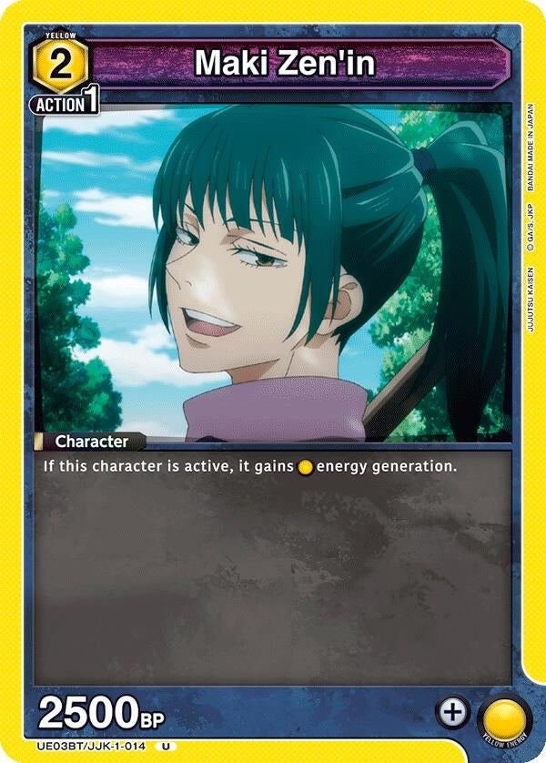 Image for Maki Zen'in (014) (UE03BT/JJK-1-014) - Union Arena