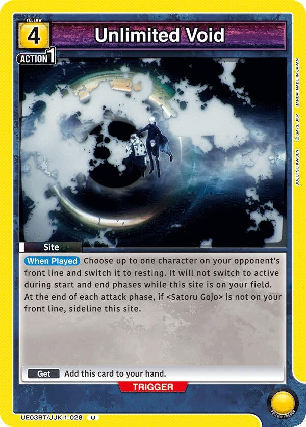 Image for Unlimited Void (UE03BT/JJK-1-028) - Union Arena