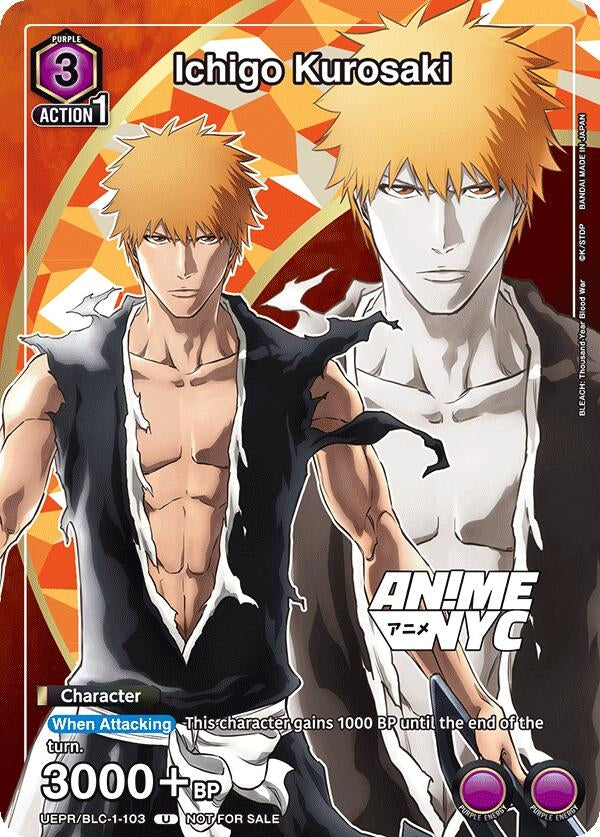 Image for Ichigo Kurosaki (Anime NYC) (UEPR) (UEPR/BLC-1-103) - Union Arena