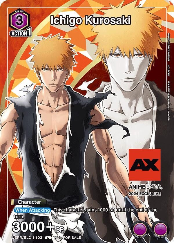 Image for Ichigo Kurosaki (Anime Expo 2024) (UEPR) (UEPR/BLC-1-103) - Union Arena