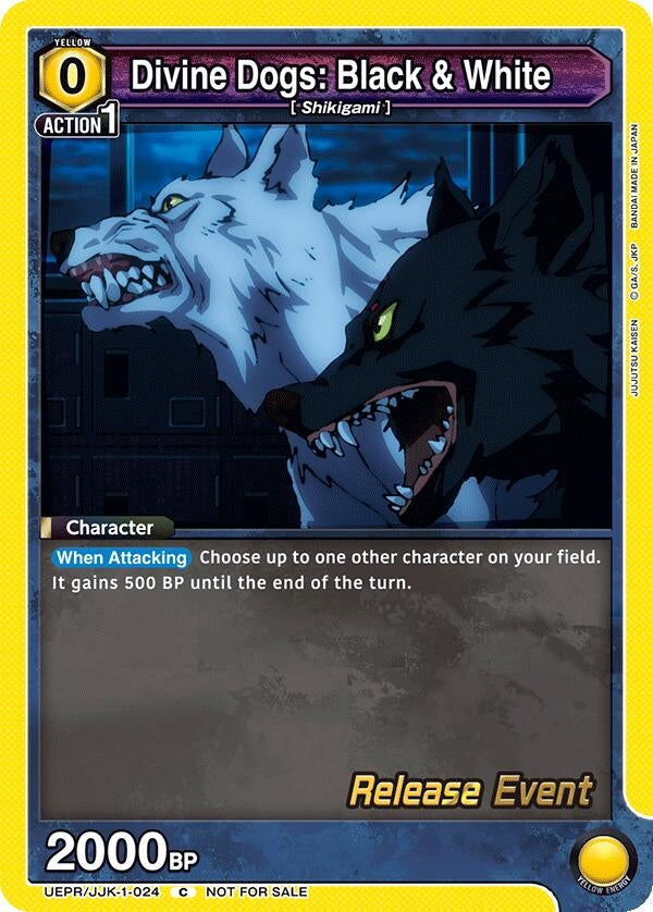 Image for Divine Dogs: Black & White (UEPR/JJK-1-024) - Union Arena