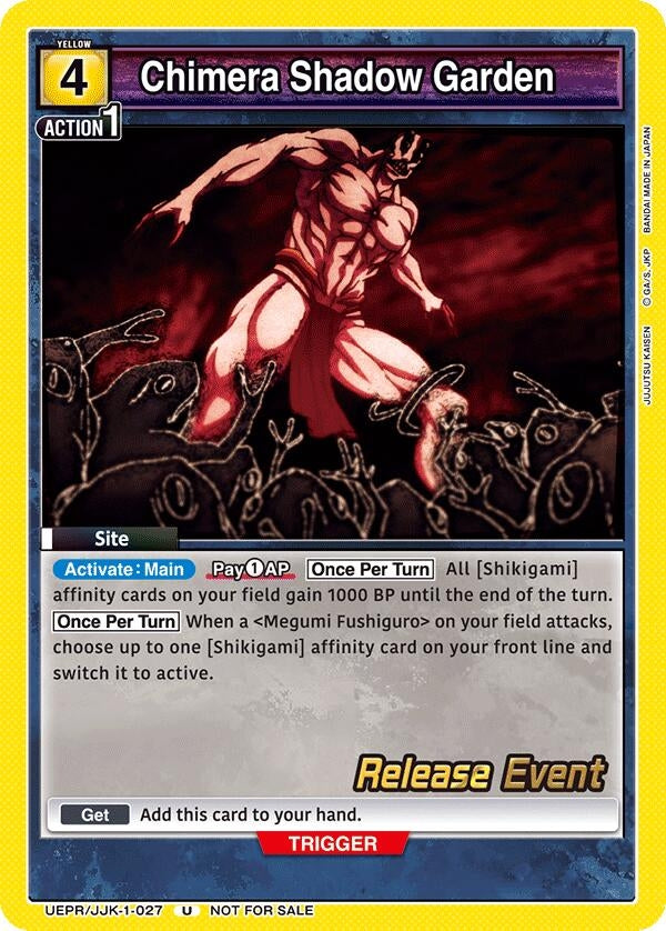 Image for Chimera Shadow Garden (UEPR/JJK-1-027) - Union Arena