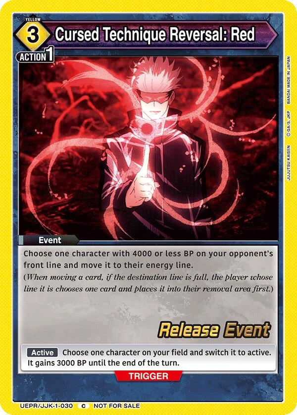 Image for Cursed Technique Reversal: Red (UEPR/JJK-1-030) - Union Arena